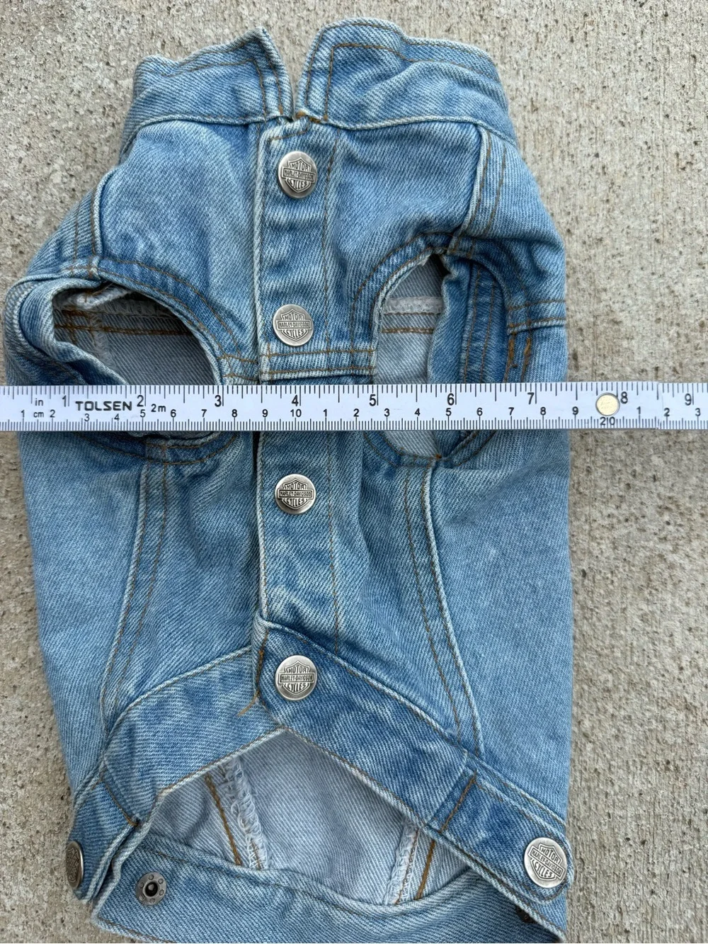 Harley-Davidson Denim Dog Vest